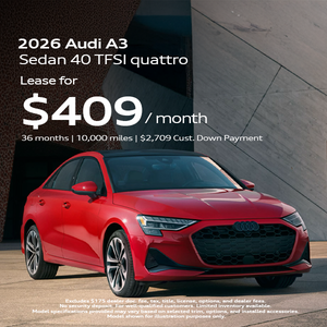 Lease the Audi A3 in Manhattan NYC Today